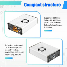 PD3.1 140W Bidirectional Fast Charger TYPEC USB XT60 XT30 2S-6S Lithium Battery Li-Ion Lifepo4 Charging Discharging