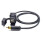 Motorcycle Dual USB Charger Socket Power Adapter with 150cm Cable for Phone GPS SatNav EU Plug 1