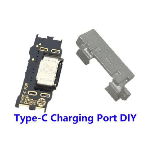 1set DIY USB Port USB-C USB Type-C Charging Port Socket Interface Connector for  PSP GO Console Replacement Part 1