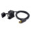 Motorcycle Dual USB Charger Socket Power Adapter with 150cm Cable for Phone GPS SatNav EU Plug 5