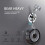 Shower Head Holder with Adjustable Height Suction Cup Wall Mount Bracket for Handheld Silver 5