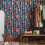ENVY Envy Morse Wallpaper | Coral and Navy 1