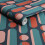 ENVY Envy Morse Wallpaper | Coral and Navy 2