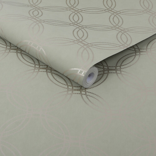 Superfresco Easy Superfresco Easy Serpentine Geometric Sage Wallpaper 1