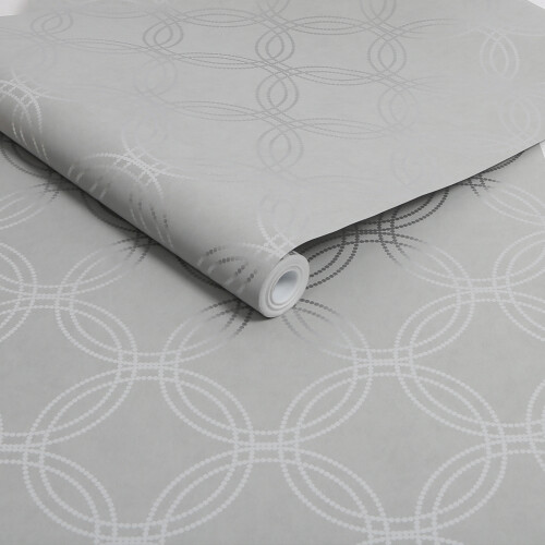 Superfresco Easy Superfresco Easy Serpentine Geometric Grey Wallpaper 1