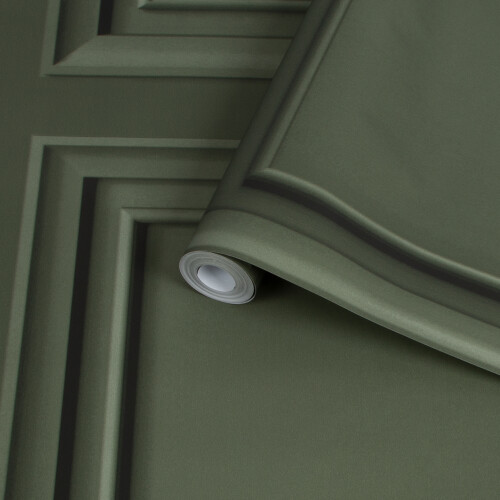 Superfresco Easy Superfresco Easy Wood Panelled Khaki Wallpaper 2