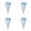 Floating Laundry Filter Ball Lint Remover 4pcs for-Blue 1