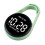 Pocket Sized LED Digital Pocket Clock Keychain Clip For-Green 1