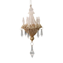 Shimmering Shatterproof Sequins Acrylic Chandelier-Gradient