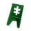 Le support de puzzle permet un assemblage sans effort et-Vert 1