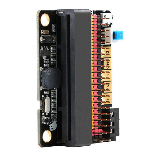 2X Carte D'Extension Micro-Bit Bouclier D'Adaptateur de Dérivation IOBIT V2.0 avec Buzzer pour BBC Micro: Programmation Graphique Python pour Peu 1
