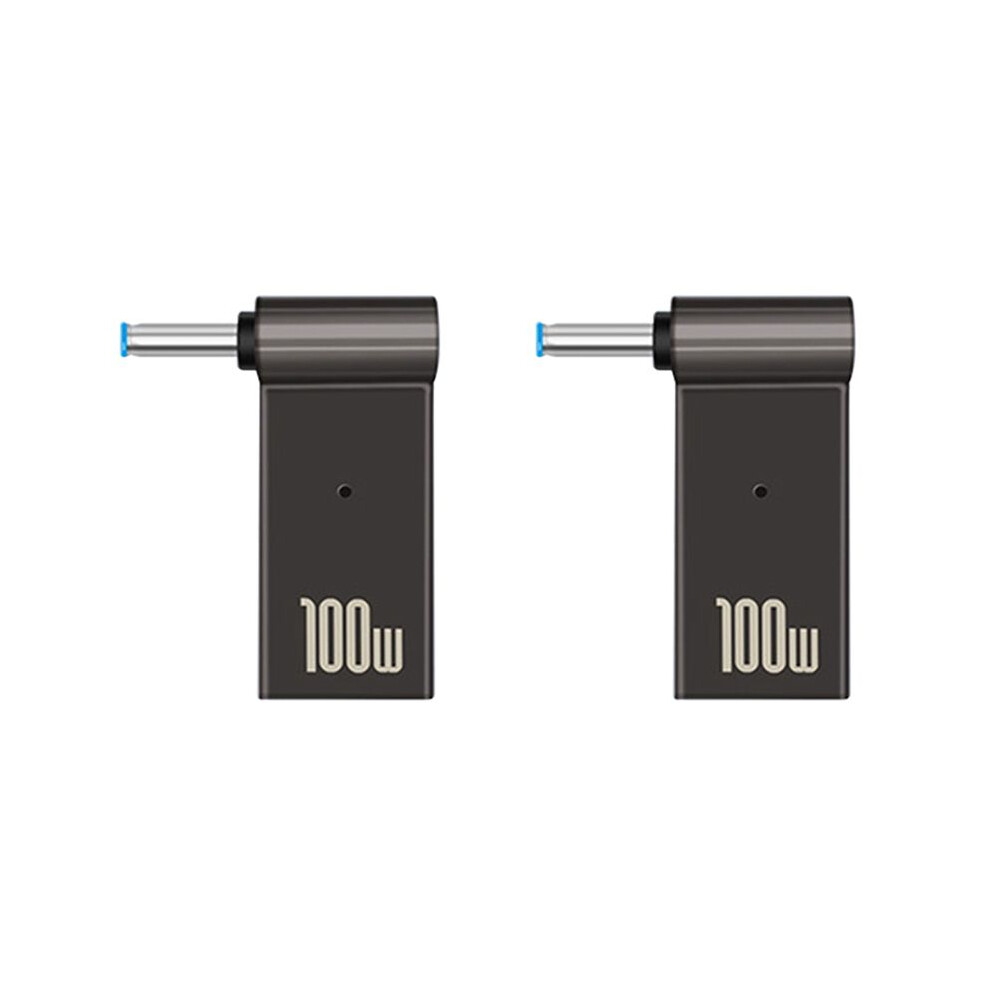 2X Usb Type C Female To 4.5 X 3.0Mm Jack Plug Laptop Charging Adapter 100W Pd Power Charger Connector Tip For 4711722445951