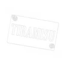 Tiramisu Stencil Letter Wedding Happy Birthday-type A