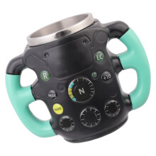 Nonrust Steel Insulated Mugs Feature 3D Racecars Bearing-D
