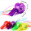Plastic Cheering Whistles 6 Pack LED Illuminated Design Party 3