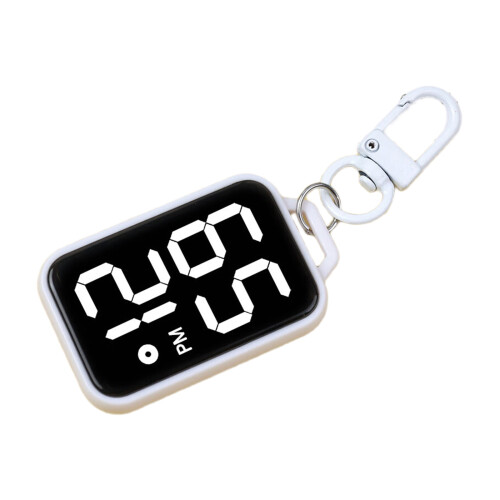 Klein elektronisch horloge voor kinderen,-Wit