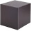 Beige tissuebox van PU-leer met gouden rand 2
