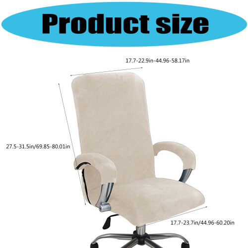 Funda elástica de vellón plateado lavable a máquina para silla. 2