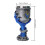 (Red) Devil Hand Wine Glass Stainless Steel High Stem Goblet 200ml Unique Gift 6