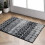 Marocký koberec Trellis 2x3, černý, boho design 1