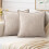 Chenille putetrekk 18x18 tommer 2-pakning 1