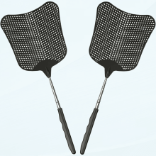 Extendable Fly Swatter (2 Pack) – Telescopic, Heavy Duty, Stainless Steel Handle, Compatible with Home/Office/Classroom