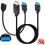 Καλώδιο σύνδεσης DisplayPort 1.4 8K (30cm/1m) για εξοπλισμό δοκιμών DP, ανθεκτικό στη φθορά, 1