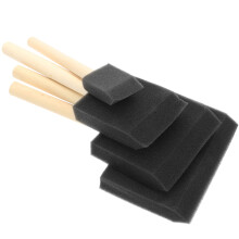 Worgeous 3 Sets Black Paint Sponges for Finishing Projects with Drip Reduction