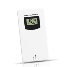 Digital Thermometer Hygrometer Sensor Meter, Indoor Outdoor Hanging Wall Desktop Sensor With 60m Transmission Range, For Fanju Weather Station