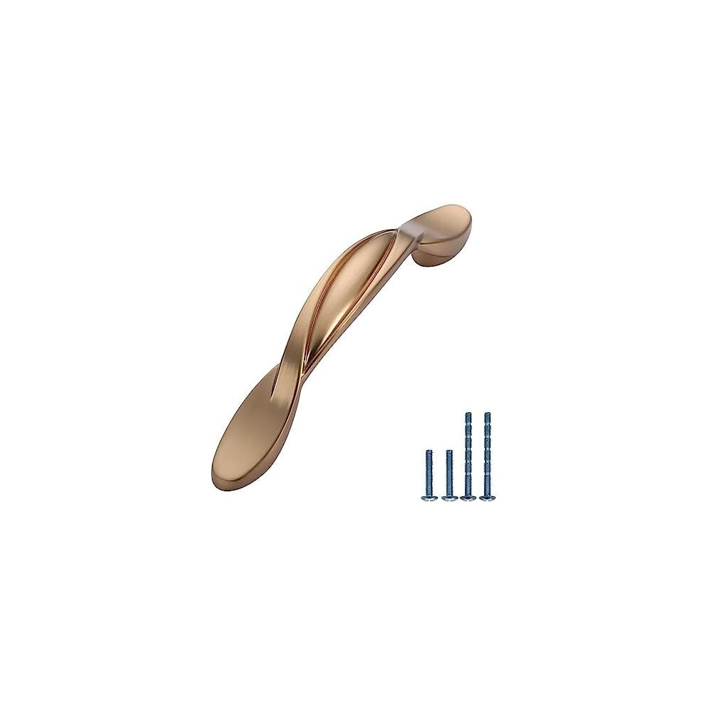 10 Pack 3 Inch(76Mm) Champagne Bronze Kitchen Cabinet Handles, Cabinet Pulls Kitchen Cabinet Hardware For Cupboard Drawer Pulls 9028731279091