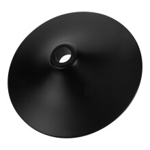 Pied de chaise pivotant robuste en fer noir