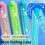 30cm Flexible PVC Ruler Shatterproof Folding for Sewing and Craft Projects 5