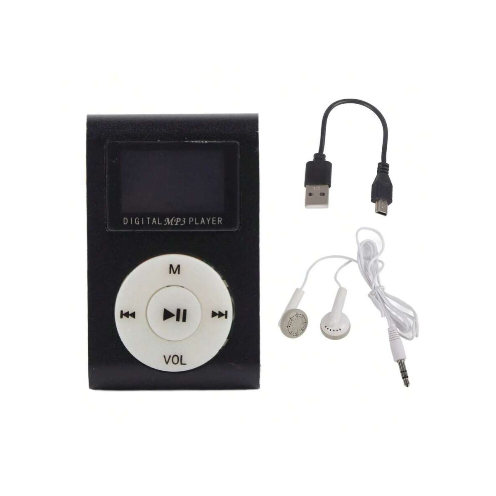 Portable Mini Mp3 Music Player Sports Backclip Lcd Screen Mp3 Support Memory Card New 9028731279596