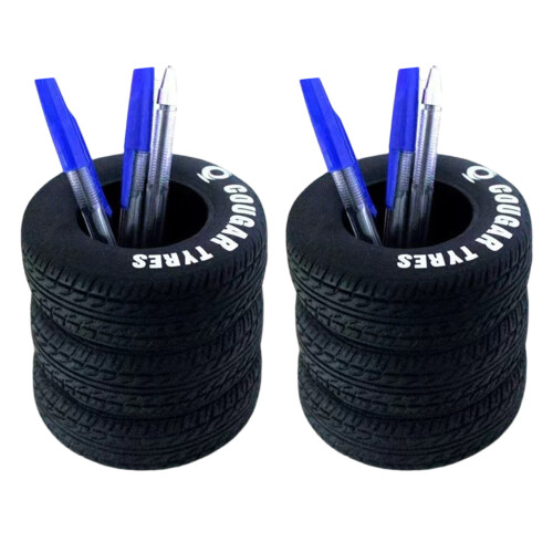 Space Saving Tire Inspire Pen Holder for Students-2PCS