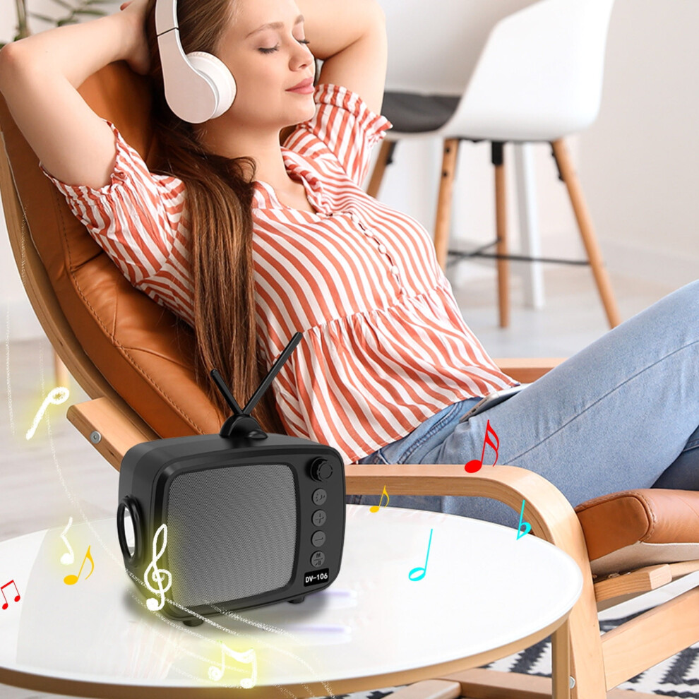 Solar Bluetooth Mini Speaker With Flashlight, Tf Card Support - Portable Desk Decor, Ideal Gift For Outdoor & Home Use 9028731280004