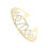 Gyllen legering rhinestone tallkrone 3