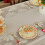 Kersttafelkleed wit kant 140x220cm 4