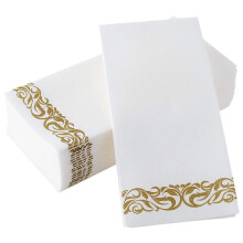 Portable Napkin Golden 25 16.9X11.8X0.04In