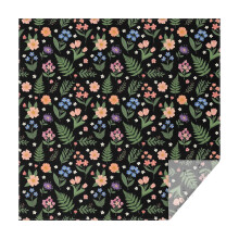 Vierkant tafelkleed met bloemenprint, polyester, 52x52 inch