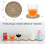 Lot de 8 sous-verres en coton et lin avec support 3