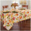 Polyester-Herbsttischdecke, rechteckig, 60 x 144 Zoll 2