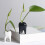 Ceramic Tooth Shape Planter Holder Storage Bucket-Black 6