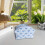 Toilettaske med lynlås og sløjfeprint 4