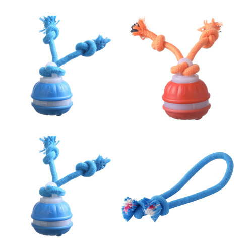 Jumping Dog Ball Toy Durable ABS Chew-Orange regular style 1