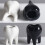 Ceramic Tooth Shape Planter Holder Storage Bucket-Black 5