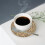 Lot de 8 sous-verres en coton et lin avec support 2