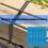 Rustproof Adjustable Clamp Hook Pack of 6 Easy Installation for 5