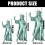 Statue des libertés, Figurine de Selfie, cadeau-8cm Vert 4