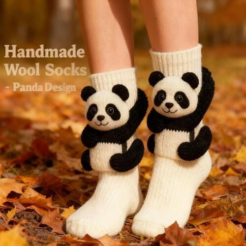 Γυναικείες κάλτσες 3D Knit Sloth με λεπτή πλέξη 1
