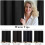 Blackout Linen Look Curtains 100"W x 84"L 5
